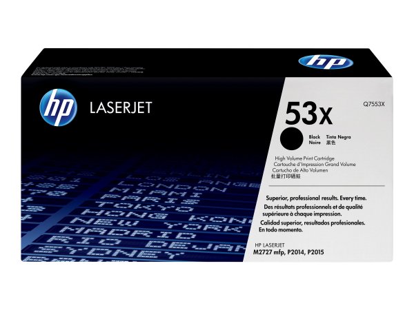 HP 53X - High Yield - black - original