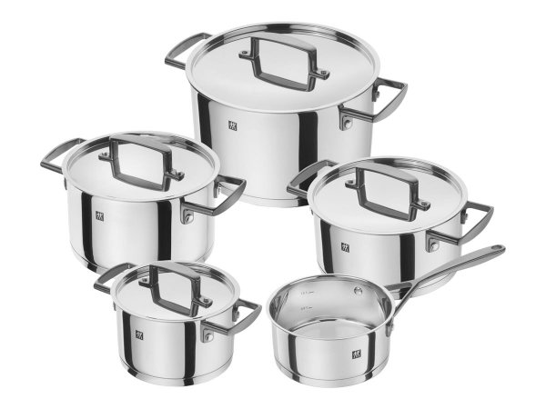 Zwilling Bellasera - Set di bollitura - Argento - Acciaio inossidabile - Nero - Acciaio inossidabile