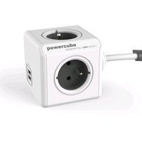 Allocacoc PowerCube Extended USB E(FR) - 3m - 3 m - 4 presa(e) AC - Tipo E - CE - KEMA - RoHS - 16 A