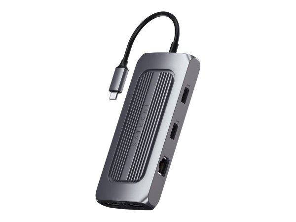 Satechi ST-UCMXAM - USB 3.2 Gen 1 (3.1 Gen 1) Type-C - 100 W - 1000 Mbit/s - Grigio - MicroSD (Trans