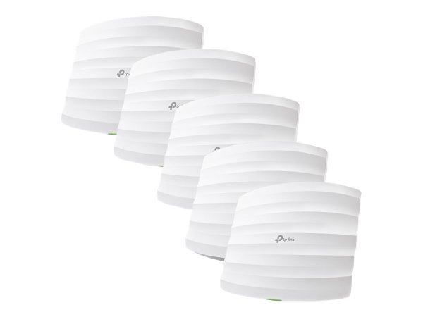 TP-LINK EAP245(5-PACK) - 1750 Mbit/s - 450 Mbit/s - 1300 Mbit/s - 10,100,1000 Mbit/s - 2.4 - 5 GHz -