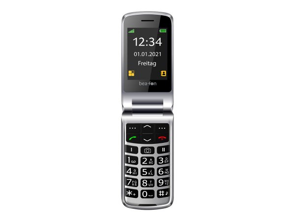 Bea-fon SL645plus - A conchiglia - SIM singola - 7,11 cm (2.8") - 3 MP - 1000 mAh - Nero - Argento