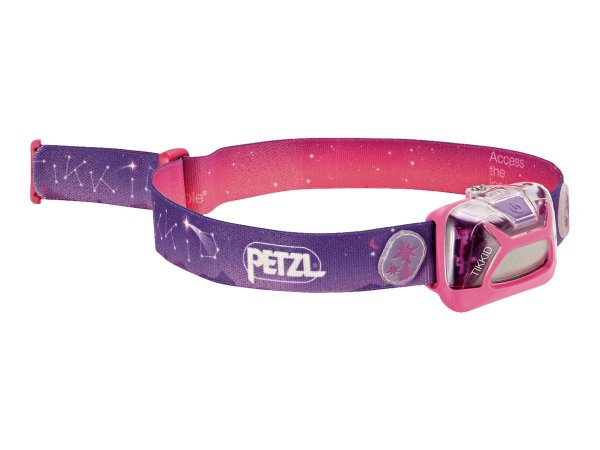 Petzl TIKKID - Stirnband-Taschenlampe - Pink - IPX4 - CE - CPSIA - 4 lm - 30 lm