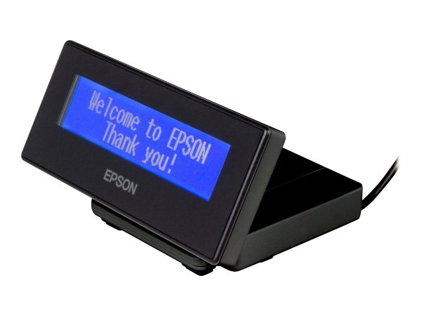 Epson DM-D30 (111): Customer Display for TM-m30 Black - LCD - 2 linee - 40 cifre - 4,1 x 8,3 punto -