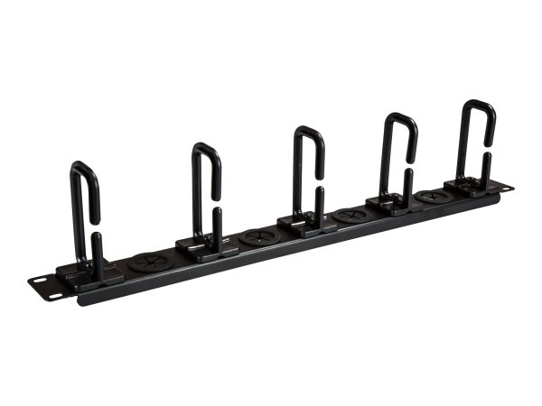 StarTech.com Pannello di gestione cavi per armadi Server Rack da 19" 1U - con anelli a D - Pannello