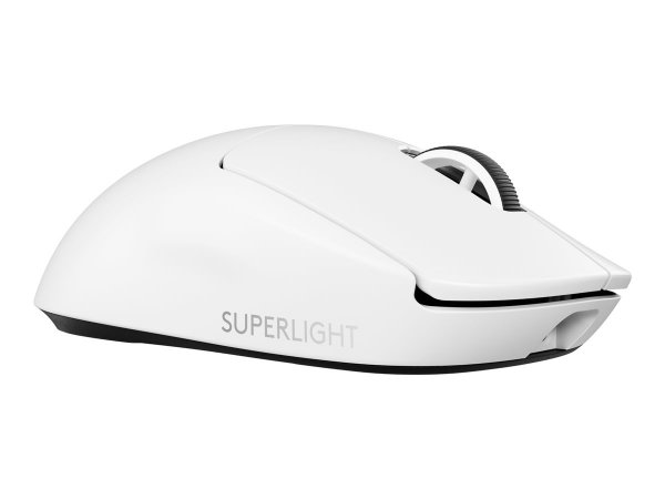 Logitech G PRO X Superlight 2 - Mano destra - Ottico - RF Wireless - 32000 DPI - 0,5 ms - Bianco