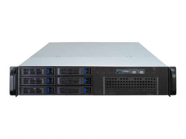 Inter-Tech IPC 2U-2406 - Supporto - Server - Nero - Argento - ATX - EATX - micro ATX - Mini-ITX - SS