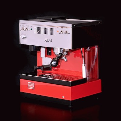 Quick Mill 0835 Espressomaschine Retro Rot