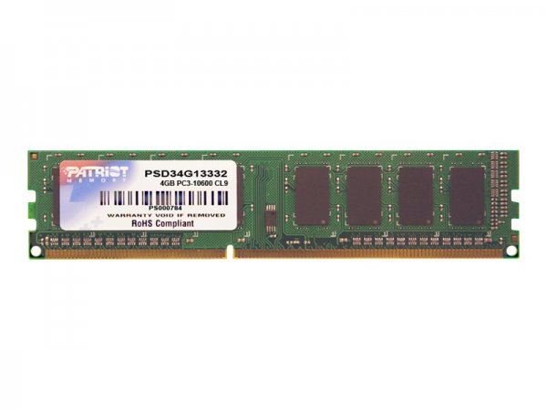 PATRIOT Memory PSD34G13332 - 4 GB - DDR3 - 1333 MHz