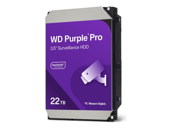 WD Purple Pro - 3.5" - 22000 GB - 7200 Giri/min