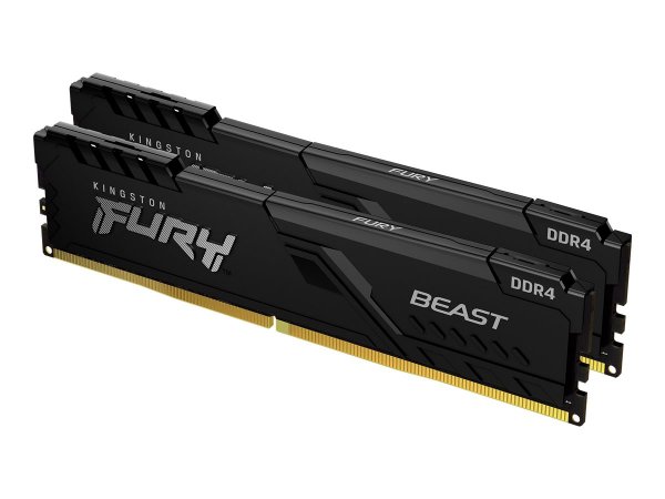 Kingston FURY Beast - 16 GB - 2 x 8 GB - DDR4 - 2666 MHz - 288-pin DIMM