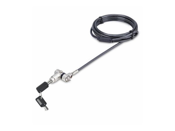 StarTech.com 3-in-1 Laptop Lock 2m Security Cable