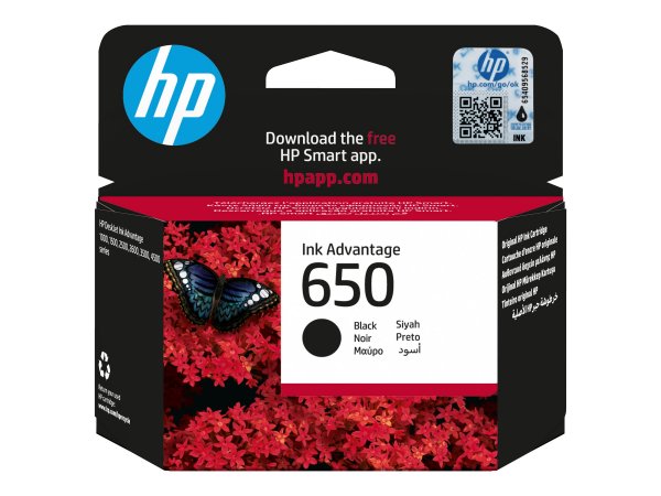 HP 650 - Cartuccia di inchiostro Originale - Nero - 13,5 ml