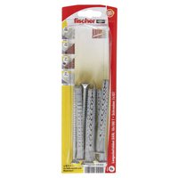 fischer 62411 - Rotondo - Acciaio galvanizzato - 1 cm - 4 pz