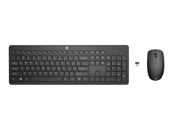 HP 235 Wireless Mouse and Keyboard Combo - Tastiera - 1600 dpi