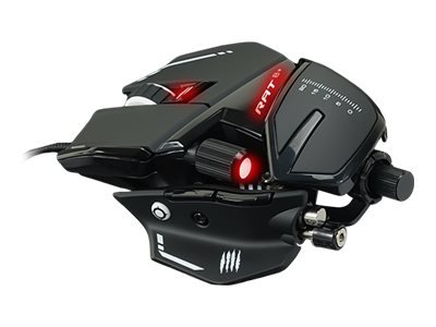 Mad Catz R.A.T. 8+ - Mano destra - Ottico - USB tipo A - 16000 DPI - 16000 fps - Nero