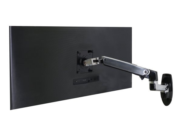 Ergotron LX Wall Mount LCD Arm - Befestigungskit (Gelenkarm, Aufbauplatte, Verlängerte Halterung)