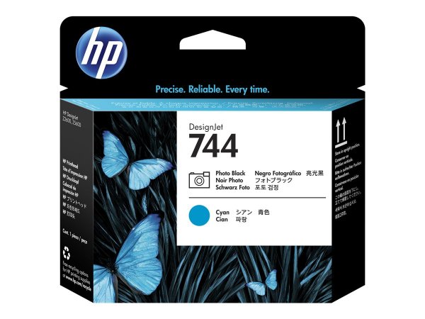 HP DesignJet 744 - Cartuccia di inchiostro Originale - Ciano, Photoblack - 130 ml