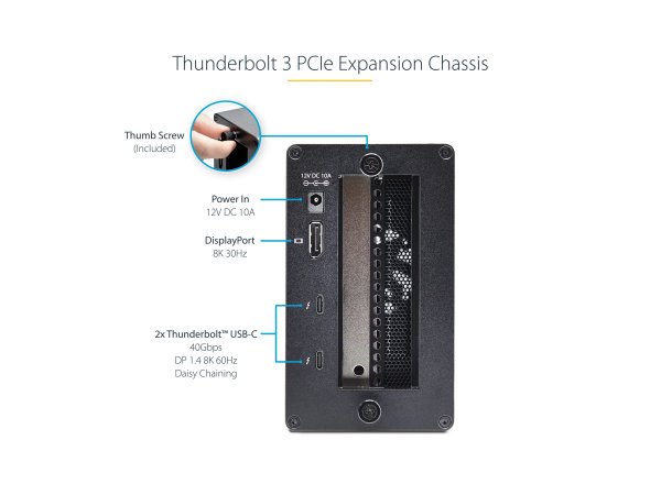 StarTech.com THUNDERBOLT 3 PCIE CHASSIS DUAL - Controller raid - PCI