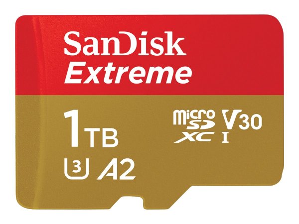 SanDisk Extreme - 1024 GB - MicroSDXC - Classe 3 - UHS-I - 190 MB/s - Class 1 (U1)