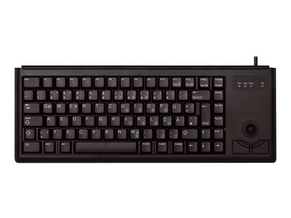 Cherry Slim Line Compact-Keyboard G84-4400 - Tastiera - 84 tasti QWERTZ - Nero