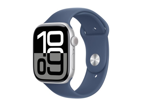 Apple Watch Series 10 GPS - 46 mm - Aluminium Silber