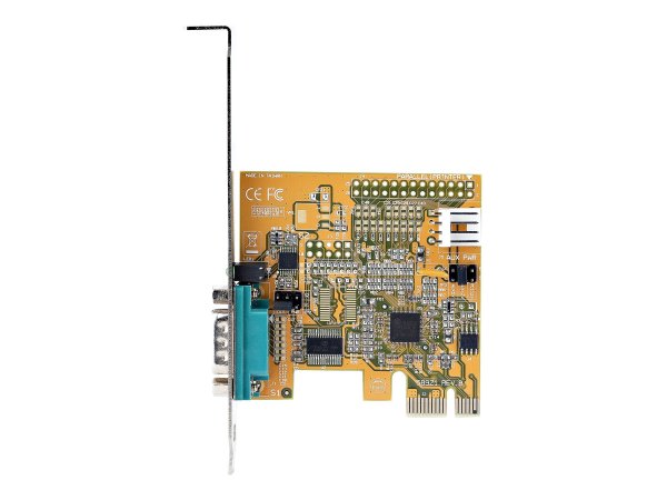 StarTech.com Scheda seriale PCI Express a 1 porta; Scheda di interfaccia seriale da PCIe a RS232 (DB