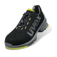 UVEX Arbeitsschutz 85438 - Unisex - Adulto - Scarpe antinfortunistiche - Nero - Lime - ESD - S1 - SR