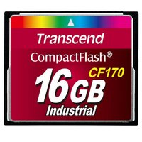 Transcend CF170 - 16 GB - CompactFlash - MLC - 90 MB/s - 60 MB/s - Resitente al caldo - Resistente a