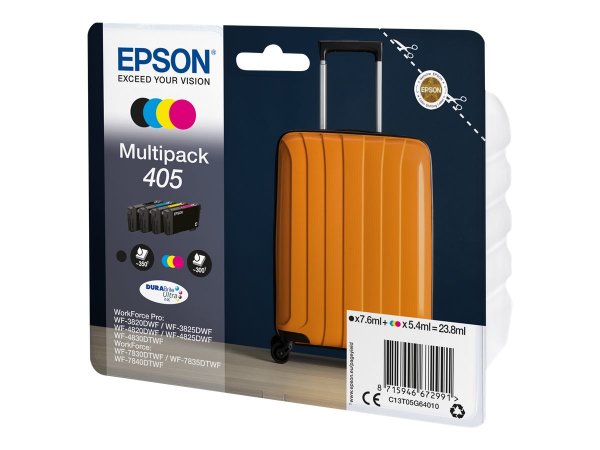 Epson Multipack 4-colours 405 DURABrite Ultra Ink - Resa standard - Inchiostro a base di pigmento -