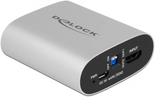 DeLOCK EXTRACTOR DE AUDIO HDMI HD 4K 60 HZ A HDMI CON EARC