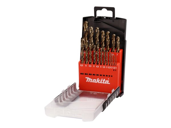 Makita D-29876 - Trapano - Set di punte per trapano - 19 pezzo(i) - 1-10 mm