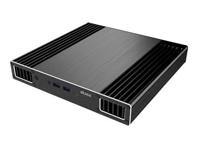 Akasa Plato X7 - Small Form Factor (SFF) - PC - Nero - UCFF - Alluminio - 2.5"