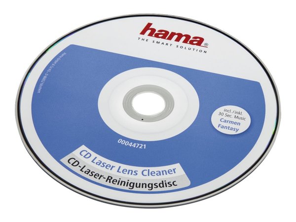 Hama CD Laser Lens Cleaner - Equipment cleansing CD - CD's/DVD's - Blu - Bianco