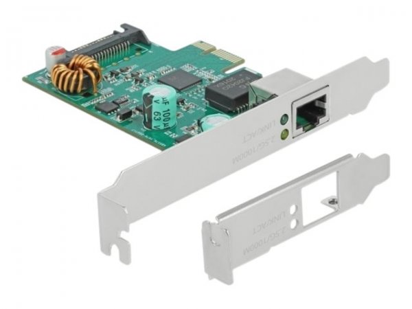 Delock 89139 - Interno - Cablato - PCI Express - Ethernet - 4000 Mbit/s