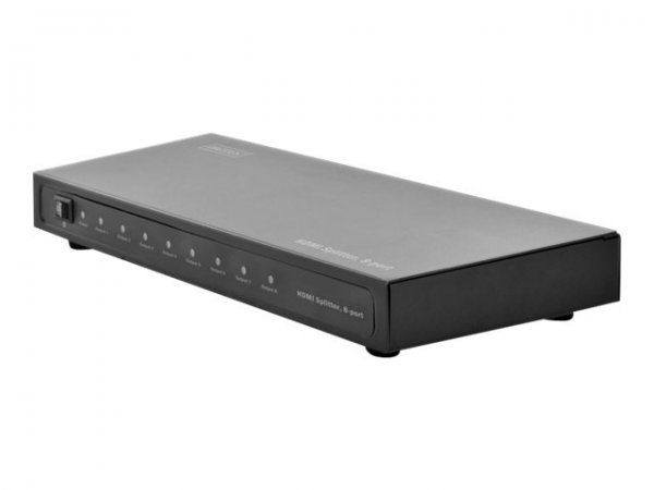 DIGITUS Splitter HDMI - 1x8 - HDMI - 8x HDMI - 1920 x 1200 Pixel - 225 MHz - 480i - 480p - 576i - 57