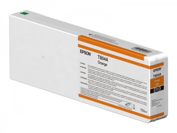 Epson Singlepack Orange T804A00 UltraChrome HDX 700ml - Inchiostro a base di pigmento - 700 ml - 1 p