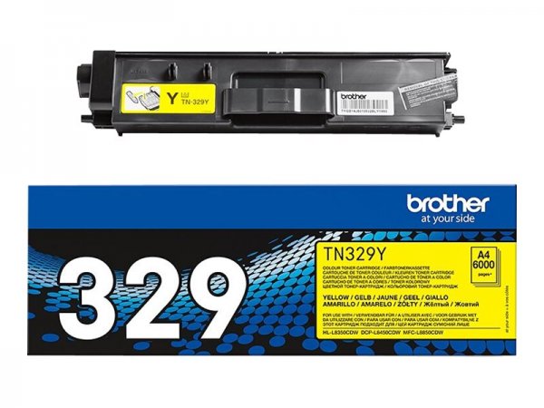 Brother TN-329Y - 6000 pagine - Giallo - 1 pz