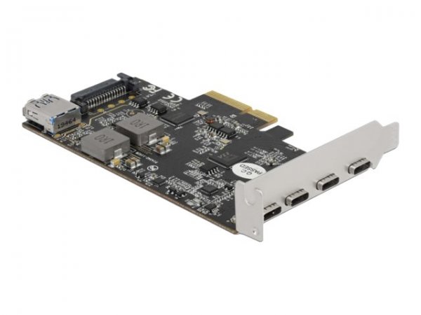 Delock 90059 - PCIe - USB 3.2 Gen 2 (3.1 Gen 2) - A basso profilo - PCIe 3.0 - SATA a 15 pin - 10 Gb