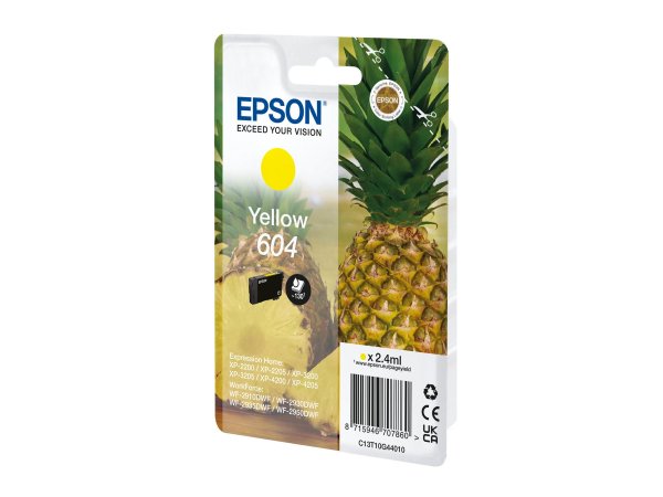 Epson 604 - Resa standard - 2,4 ml - 130 pagine - 1 pz - Confezione singola