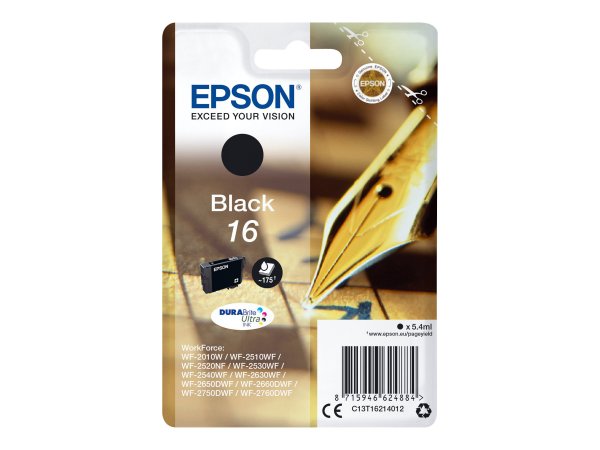 Epson 16 - 5.4 ml - black - original