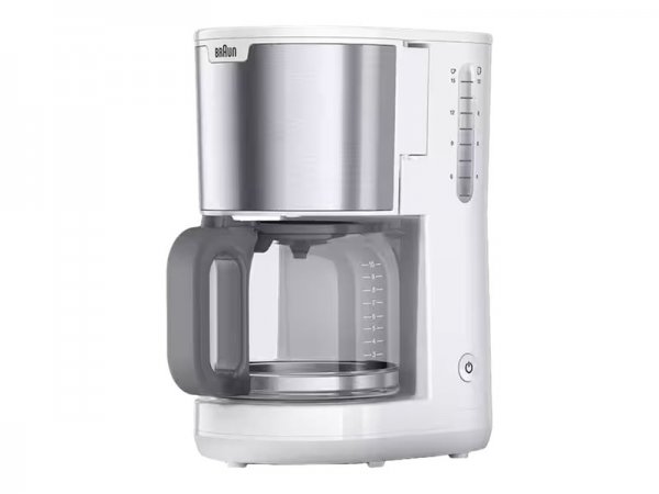 Braun KF 1500 - Macchina per espresso - Caffè macinato - 1000 W - Bianco