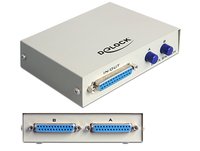 Delock 87618 2-port Interruttore - Parallel D-sub 25pol., Parallel