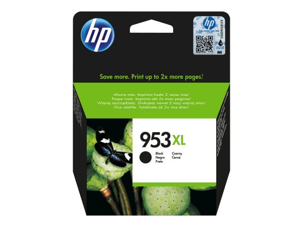 HP 953XL Black Original Ink Cartridge - Originale - Inchiostro a base di pigmento - Nero - HP - Offi