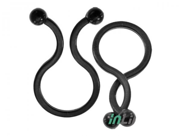 InLine Twist Lock per raggruppamento cavi 18-22mm - nero - 10pz .