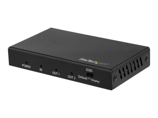 StarTech.com Sdoppiatore Splitter HDMI a 2 porte - 60Hz - HDMI - 2x HDMI - 3840 x 2160 Pixel - Nero