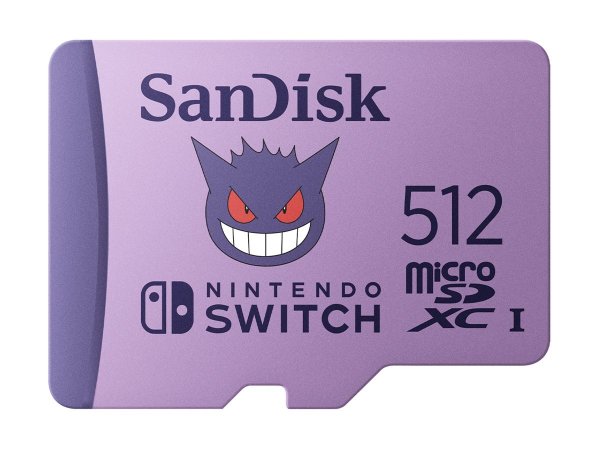 SanDisk MicroSD Nintendo Pokemon Ectoplasm 512GB - Micro SD