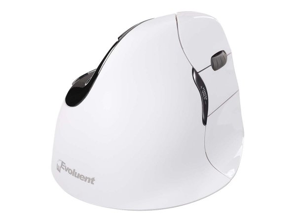 Evoluent Vertical Mouse per MAC Wireless, Bianco