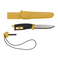 Morakniv Companion Spark - Camper/scout - Punta a goccia - Acciaio inossidabile - Giallo - 1 strumen