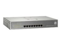 LevelOne GEP-0821 - Gigabit Ethernet (10/100/1000) - Full duplex - Supporto Power over Ethernet (PoE